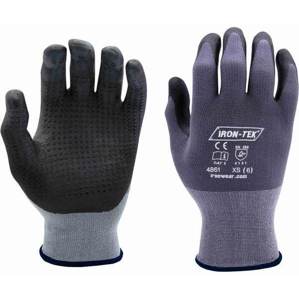Ironwear Tear-resistant Safety Work Glove | Breathable coating | High Dexterity PR 4861-XS